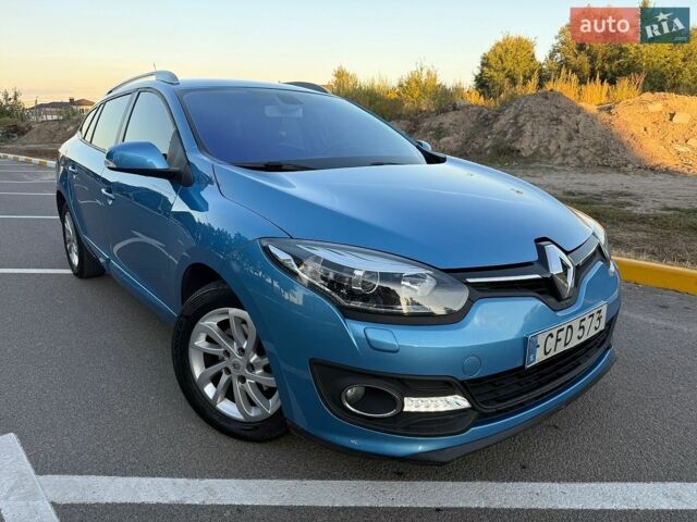 Синий Рено Меган, объемом двигателя 1.5 л и пробегом 170 тыс. км за 9499 $, фото 1 на Automoto.ua