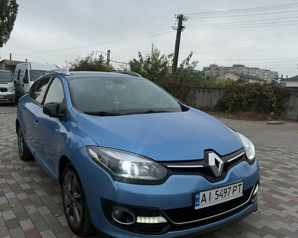 Рено Меган 2014 в Белой Церкве на Automoto.ua Синий Рено Меган, объемом двигателя 1.6 л и пробегом 228 тыс. км за 9500 $, фото 1 на Automoto.ua