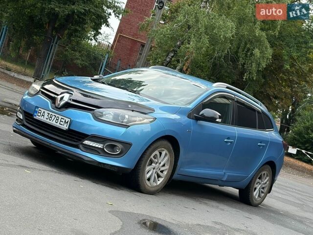 Синий Рено Меган, объемом двигателя 1.5 л и пробегом 256 тыс. км за 8200 $, фото 1 на Automoto.ua