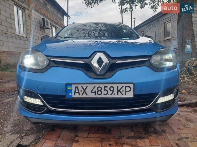 Синий Рено Меган, объемом двигателя 1.5 л и пробегом 279 тыс. км за 9000 $, фото 1 на Automoto.ua