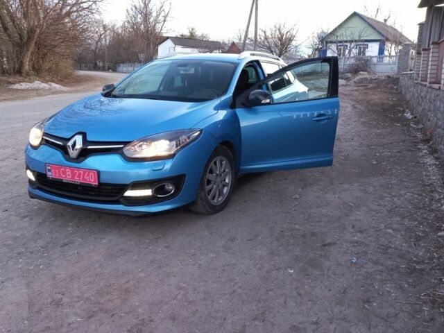 Синий Рено Меган, объемом двигателя 1.5 л и пробегом 139 тыс. км за 8200 $, фото 1 на Automoto.ua