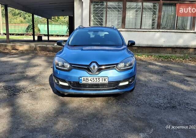 Синий Рено Меган, объемом двигателя 1.46 л и пробегом 239 тыс. км за 8200 $, фото 1 на Automoto.ua