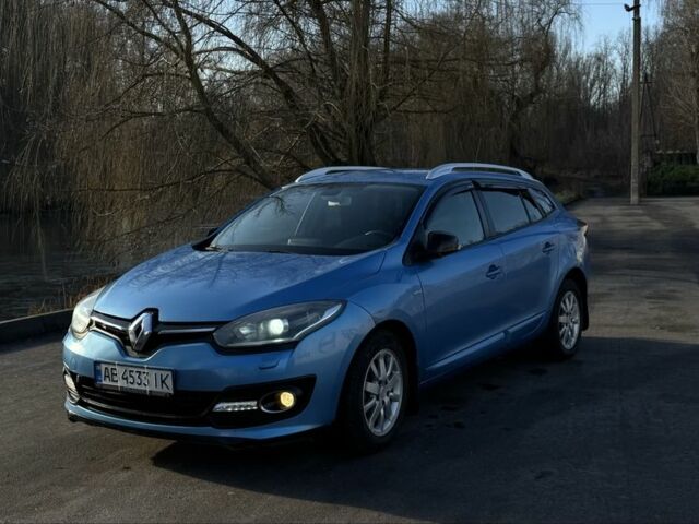 Синий Рено Меган, объемом двигателя 1.5 л и пробегом 248 тыс. км за 7900 $, фото 1 на Automoto.ua
