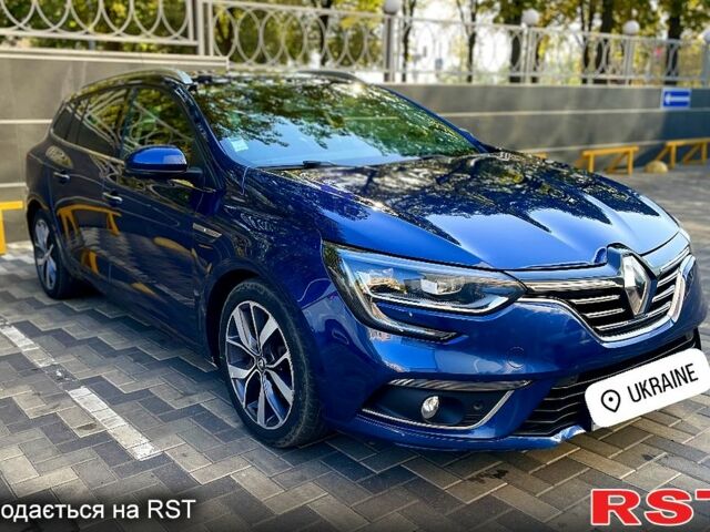 Синий Рено Меган, объемом двигателя 1.5 л и пробегом 215 тыс. км за 12500 $, фото 1 на Automoto.ua