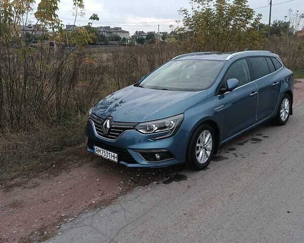 Синий Рено Меган, объемом двигателя 1.46 л и пробегом 158 тыс. км за 14000 $, фото 1 на Automoto.ua