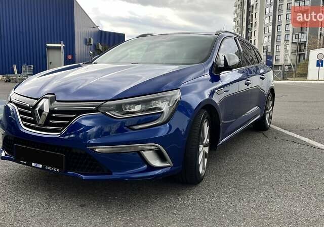 Синий Рено Меган, объемом двигателя 1.5 л и пробегом 252 тыс. км за 14200 $, фото 1 на Automoto.ua