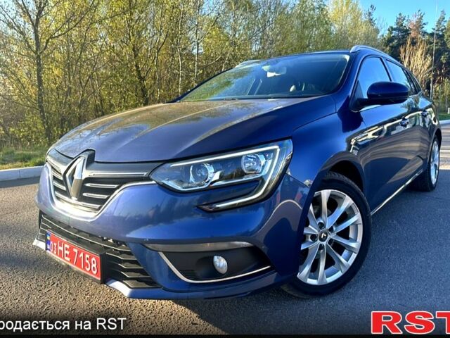 Синий Рено Меган, объемом двигателя 1.5 л и пробегом 225 тыс. км за 12150 $, фото 1 на Automoto.ua