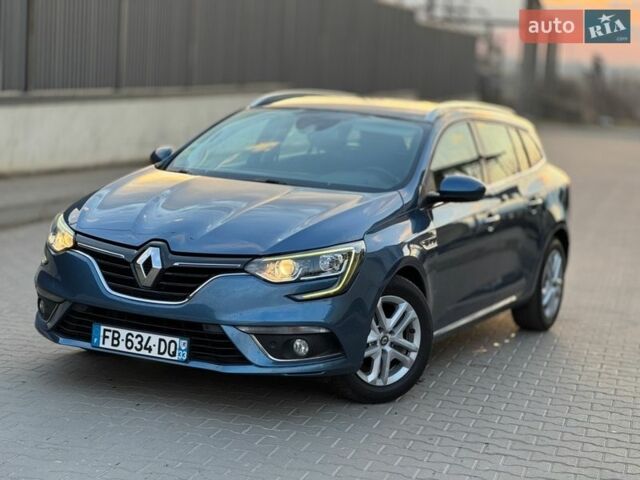 Синий Рено Меган, объемом двигателя 1.5 л и пробегом 249 тыс. км за 11950 $, фото 1 на Automoto.ua