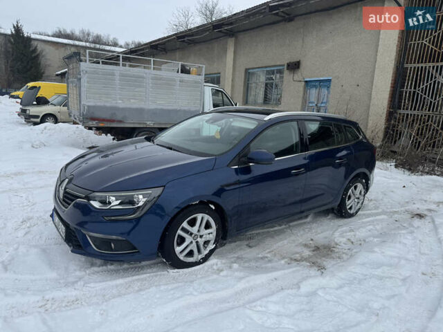 Синий Рено Меган, объемом двигателя 1.5 л и пробегом 201 тыс. км за 12999 $, фото 1 на Automoto.ua
