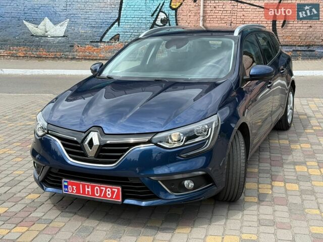 Синий Рено Меган, объемом двигателя 1.5 л и пробегом 163 тыс. км за 14500 $, фото 1 на Automoto.ua