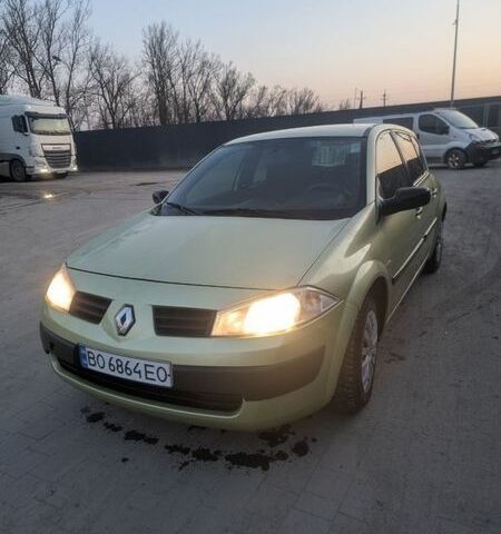 Зеленый Рено Меган, объемом двигателя 1.5 л и пробегом 292 тыс. км за 3999 $, фото 1 на Automoto.ua