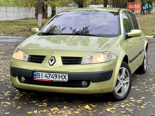 Зеленый Рено Меган, объемом двигателя 1.6 л и пробегом 302 тыс. км за 3699 $, фото 1 на Automoto.ua