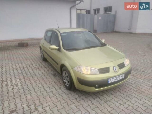 Зеленый Рено Меган, объемом двигателя 1.6 л и пробегом 210 тыс. км за 3400 $, фото 1 на Automoto.ua