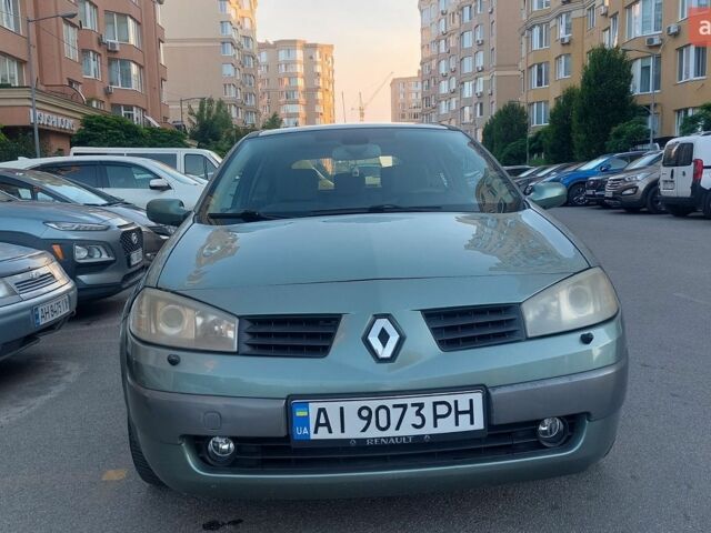 Зеленый Рено Меган, объемом двигателя 2 л и пробегом 277 тыс. км за 3900 $, фото 1 на Automoto.ua