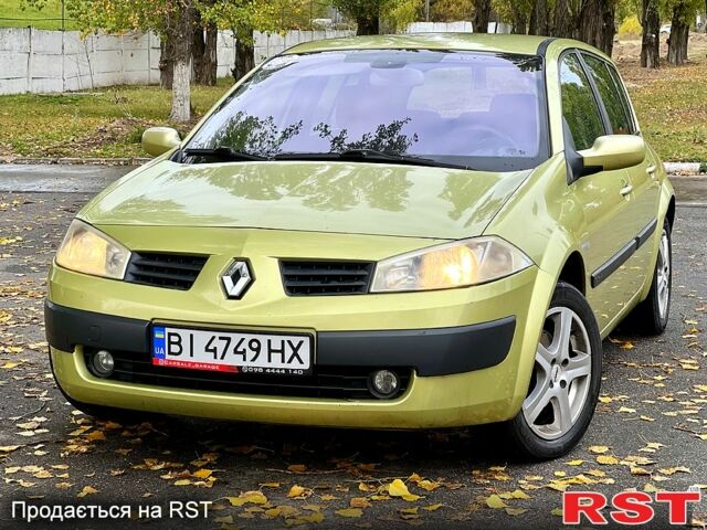 Зелений Рено Меган, об'ємом двигуна 1.6 л та пробігом 300 тис. км за 3750 $, фото 1 на Automoto.ua