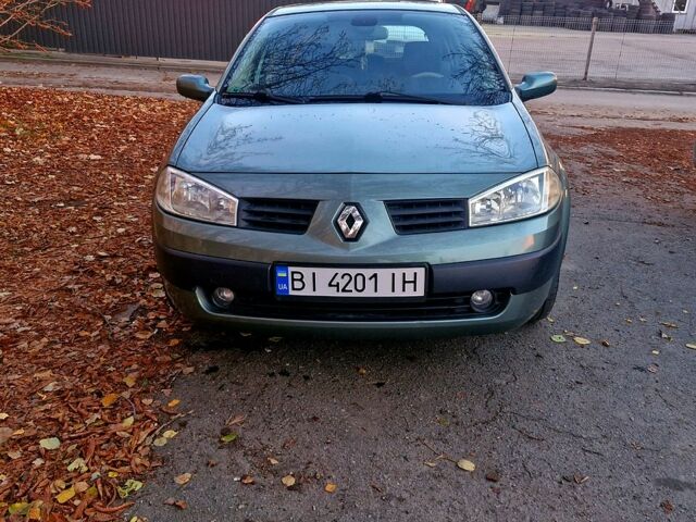 Зелений Рено Меган, об'ємом двигуна 2 л та пробігом 185 тис. км за 5000 $, фото 1 на Automoto.ua