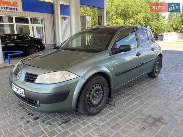 Зеленый Рено Меган, объемом двигателя 1.6 л и пробегом 276 тыс. км за 4700 $, фото 1 на Automoto.ua