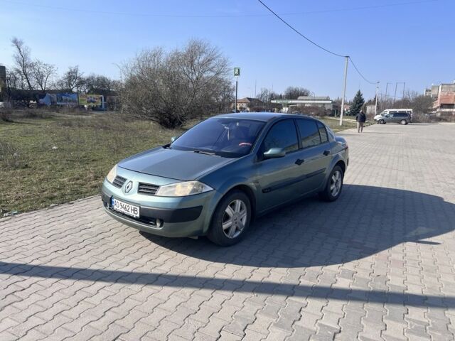 Зеленый Рено Меган, объемом двигателя 1.6 л и пробегом 290 тыс. км за 3420 $, фото 1 на Automoto.ua
