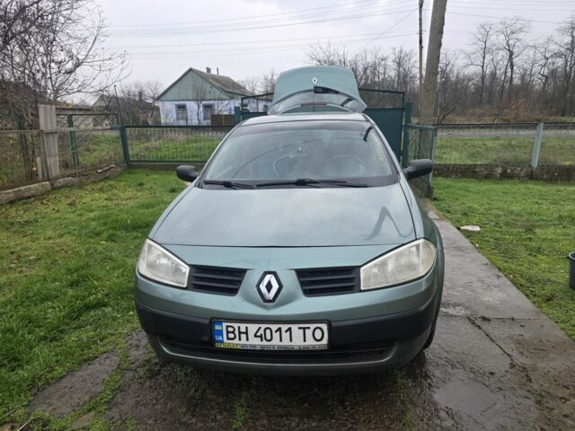 Зеленый Рено Меган, объемом двигателя 1.4 л и пробегом 203 тыс. км за 4199 $, фото 1 на Automoto.ua