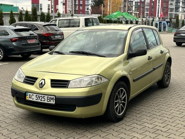 Зеленый Рено Меган, объемом двигателя 1.4 л и пробегом 260 тыс. км за 3350 $, фото 1 на Automoto.ua