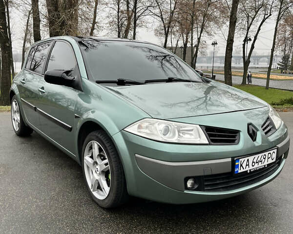 Зелений Рено Меган, об'ємом двигуна 1.6 л та пробігом 152 тис. км за 6800 $, фото 1 на Automoto.ua