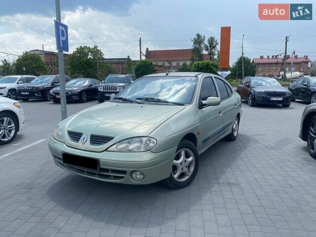 Зеленый Рено Меган, объемом двигателя 1.39 л и пробегом 233 тыс. км за 2700 $, фото 1 на Automoto.ua
