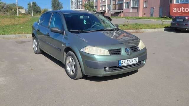 Зелений Рено Меган, об'ємом двигуна 1.6 л та пробігом 190 тис. км за 4500 $, фото 1 на Automoto.ua