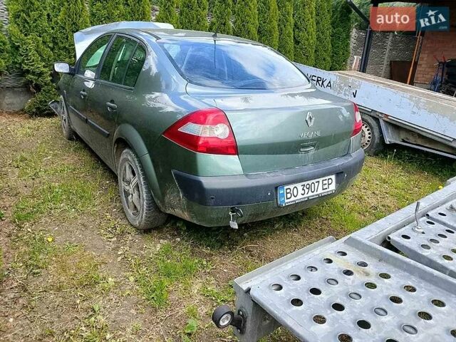 Зеленый Рено Меган, объемом двигателя 1.6 л и пробегом 222 тыс. км за 1200 $, фото 1 на Automoto.ua
