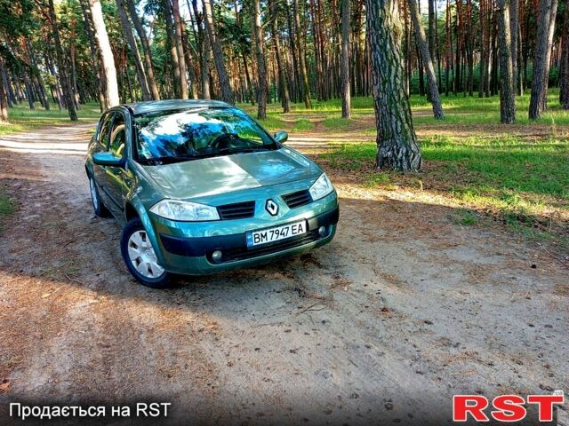 Зеленый Рено Меган, объемом двигателя 1.6 л и пробегом 239 тыс. км за 3800 $, фото 1 на Automoto.ua