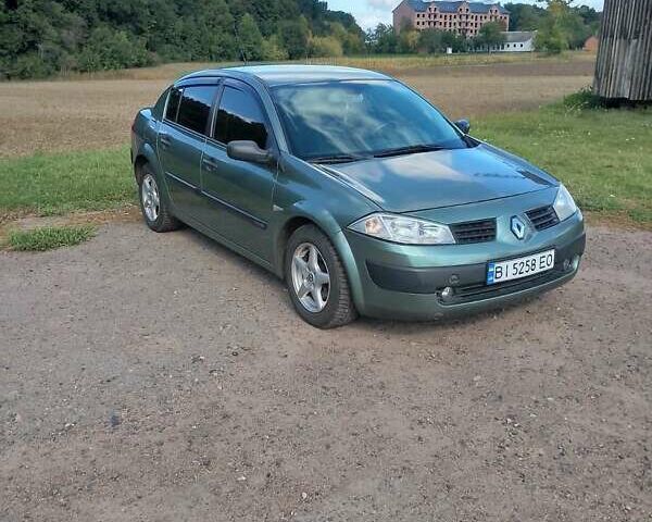 Зеленый Рено Меган, объемом двигателя 1.6 л и пробегом 225 тыс. км за 4300 $, фото 1 на Automoto.ua