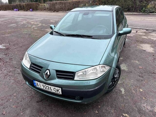 Зеленый Рено Меган, объемом двигателя 1.6 л и пробегом 226 тыс. км за 3800 $, фото 1 на Automoto.ua