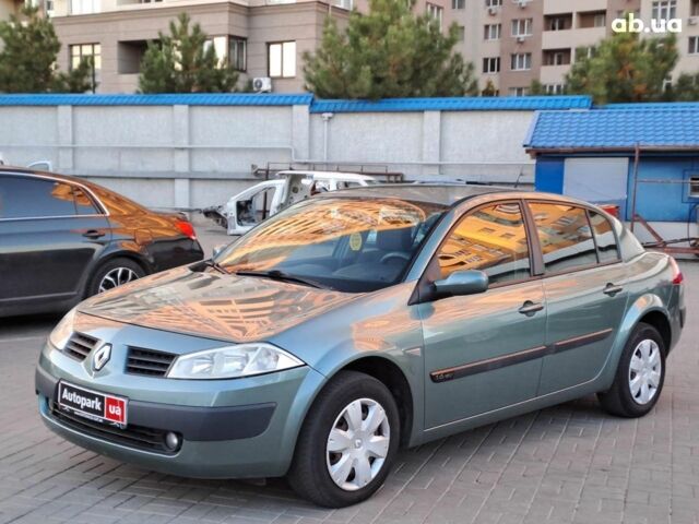Зеленый Рено Меган, объемом двигателя 1.6 л и пробегом 230 тыс. км за 5740 $, фото 1 на Automoto.ua