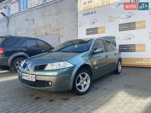 Зеленый Рено Меган, объемом двигателя 1.6 л и пробегом 170 тыс. км за 5200 $, фото 1 на Automoto.ua