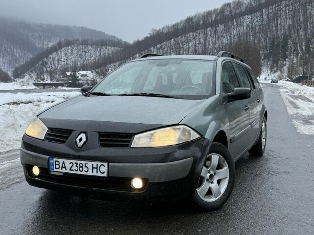 Зеленый Рено Меган, объемом двигателя 1.6 л и пробегом 280 тыс. км за 2750 $, фото 1 на Automoto.ua