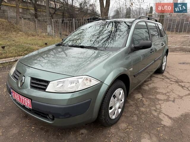 Зелений Рено Меган, об'ємом двигуна 1.6 л та пробігом 158 тис. км за 4990 $, фото 1 на Automoto.ua
