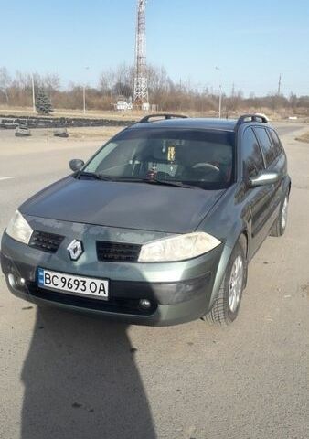 Зеленый Рено Меган, объемом двигателя 1.6 л и пробегом 280 тыс. км за 4300 $, фото 1 на Automoto.ua