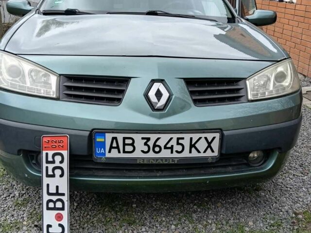 Зеленый Рено Меган, объемом двигателя 1.6 л и пробегом 165 тыс. км за 4300 $, фото 1 на Automoto.ua