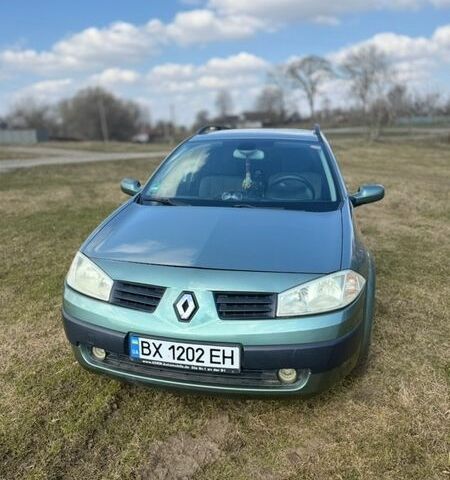 Зеленый Рено Меган, объемом двигателя 1.6 л и пробегом 234 тыс. км за 4300 $, фото 1 на Automoto.ua