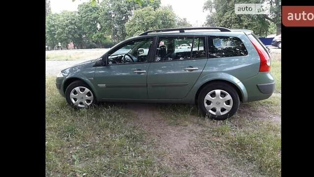 Зеленый Рено Меган, объемом двигателя 1.6 л и пробегом 191 тыс. км за 4900 $, фото 1 на Automoto.ua