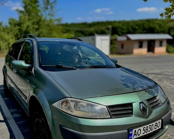 Зелений Рено Меган, об'ємом двигуна 1.6 л та пробігом 376 тис. км за 3500 $, фото 1 на Automoto.ua