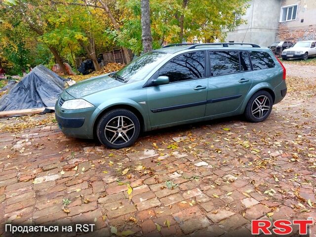 Зеленый Рено Меган, объемом двигателя 2 л и пробегом 248 тыс. км за 4500 $, фото 1 на Automoto.ua