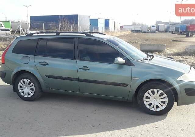 Зеленый Рено Меган, объемом двигателя 1.6 л и пробегом 280 тыс. км за 4500 $, фото 1 на Automoto.ua