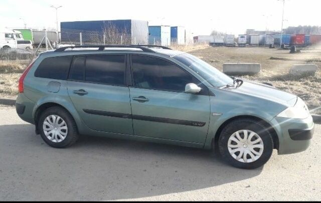 Зелений Рено Меган, об'ємом двигуна 1.6 л та пробігом 280 тис. км за 4000 $, фото 1 на Automoto.ua