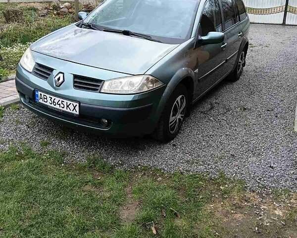 Зеленый Рено Меган, объемом двигателя 1.6 л и пробегом 165 тыс. км за 4300 $, фото 1 на Automoto.ua