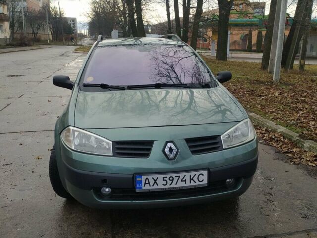 Зеленый Рено Меган, объемом двигателя 1.4 л и пробегом 297 тыс. км за 5500 $, фото 1 на Automoto.ua