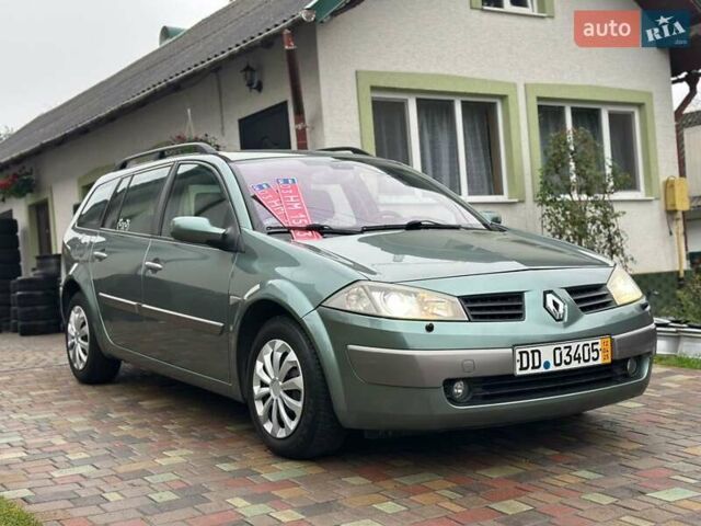 Зеленый Рено Меган, объемом двигателя 2 л и пробегом 200 тыс. км за 4450 $, фото 1 на Automoto.ua