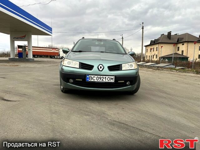 Зеленый Рено Меган, объемом двигателя 1.6 л и пробегом 230 тыс. км за 4800 $, фото 1 на Automoto.ua