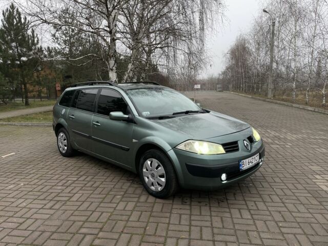 Зеленый Рено Меган, объемом двигателя 1.9 л и пробегом 300 тыс. км за 71 $, фото 1 на Automoto.ua