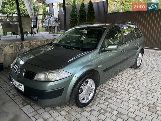 Зеленый Рено Меган, объемом двигателя 1.6 л и пробегом 345 тыс. км за 5000 $, фото 1 на Automoto.ua