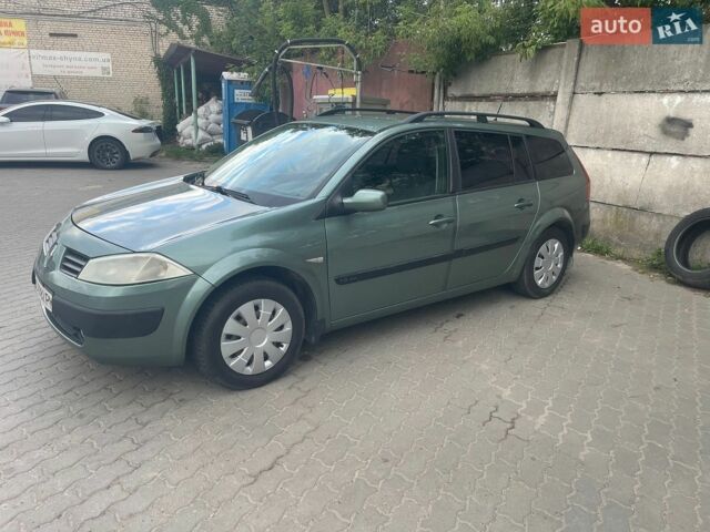Зелений Рено Меган, об'ємом двигуна 1.6 л та пробігом 314 тис. км за 3500 $, фото 1 на Automoto.ua